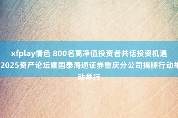 xfplay情色 800名高净值投资者共话投资机遇——202